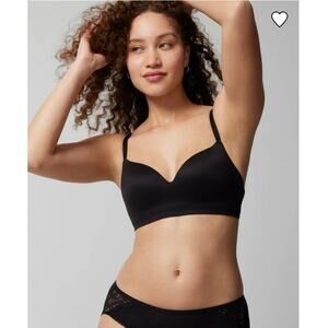 SOMA Enbliss Wireless Bra in Black SZ 34A